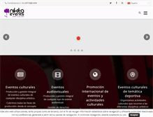 Tablet Screenshot of nikita-events.com